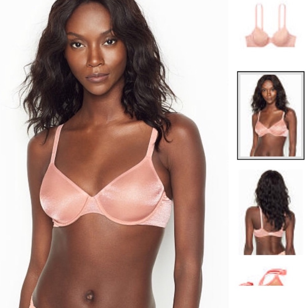 VS Perfect Coverage Bra in Sugar Rose 36D